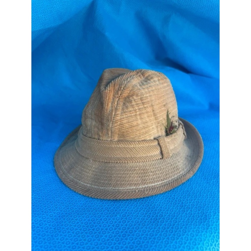 Vintage Country Gentleman Travler Corduroy Hat Size 6 7/8
